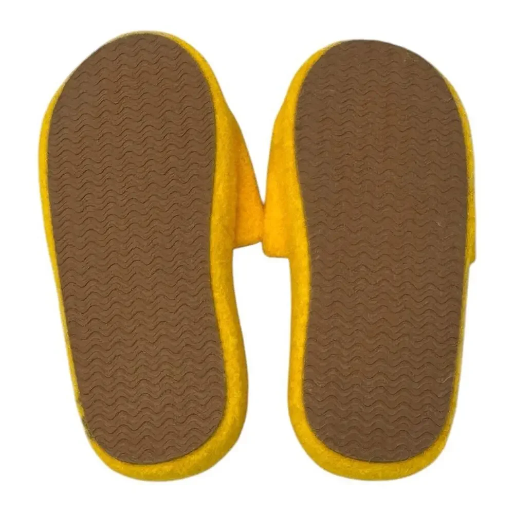 PH Palm Heights Collection Terry Cloth Beach Slides Yellow Sandals Slippers 40